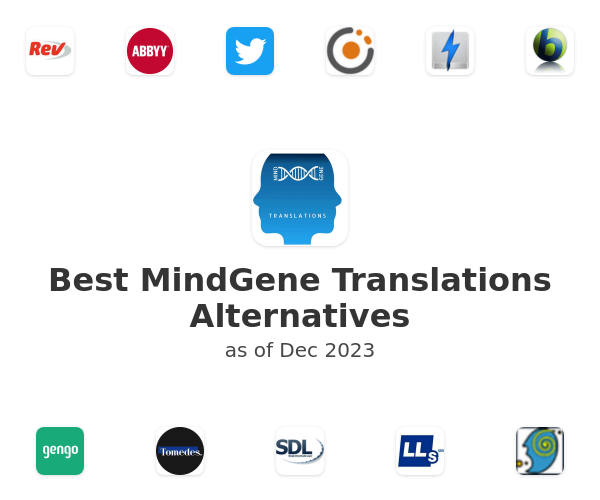 Best MindGene Translations Alternatives