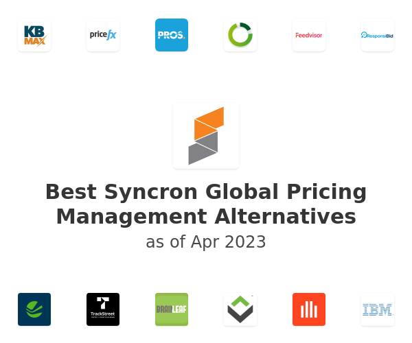 Best Syncron Global Pricing Management Alternatives