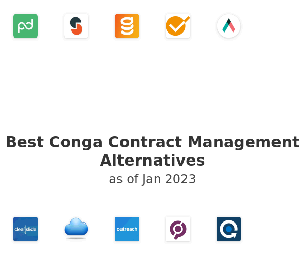 Best Conga Contract Management Alternatives