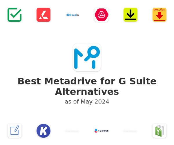 Best Metadrive for G Suite Alternatives