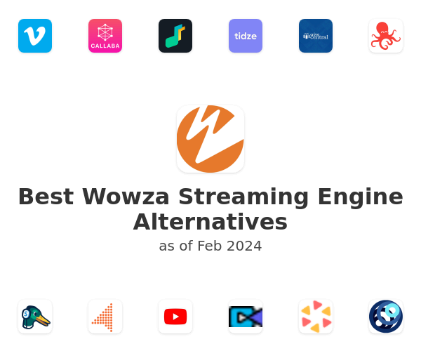 Best Wowza Streaming Engine Alternatives