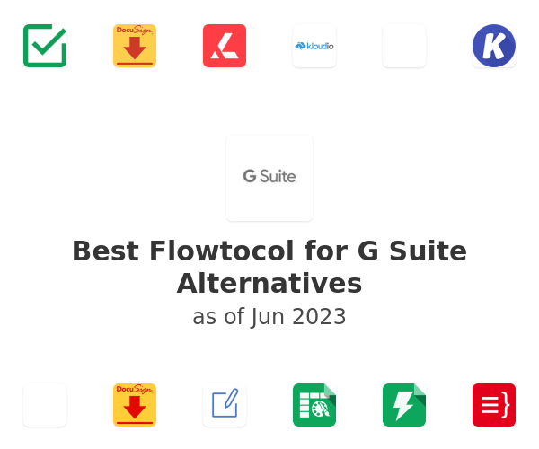 Best Flowtocol for G Suite Alternatives