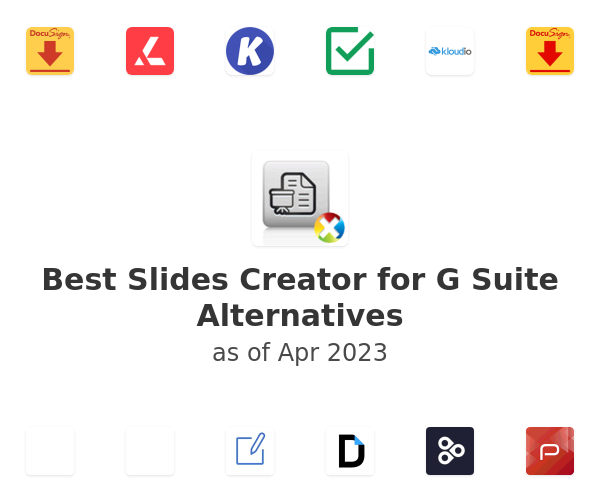Best Slides Creator for G Suite Alternatives
