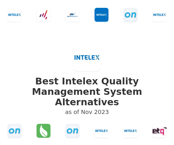 Best Intelex Quality Management System Alternatives