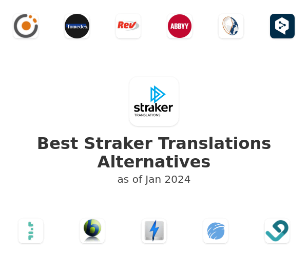 Best Straker Translations Alternatives