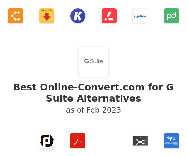 Best Online-Convert.com for G Suite Alternatives