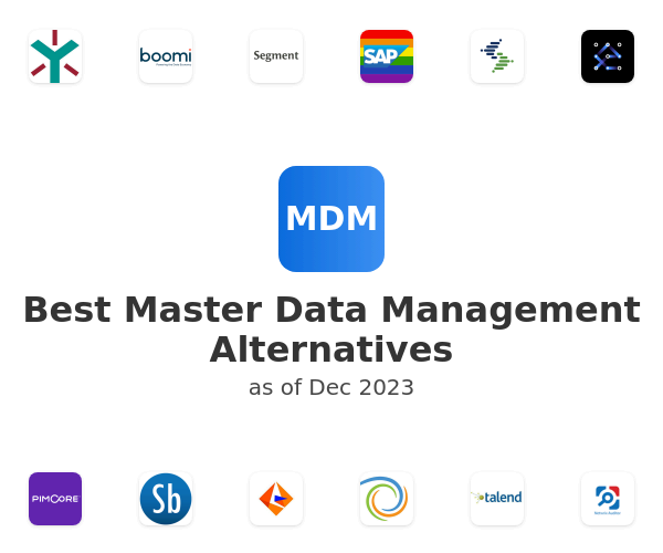 Best Master Data Management Alternatives