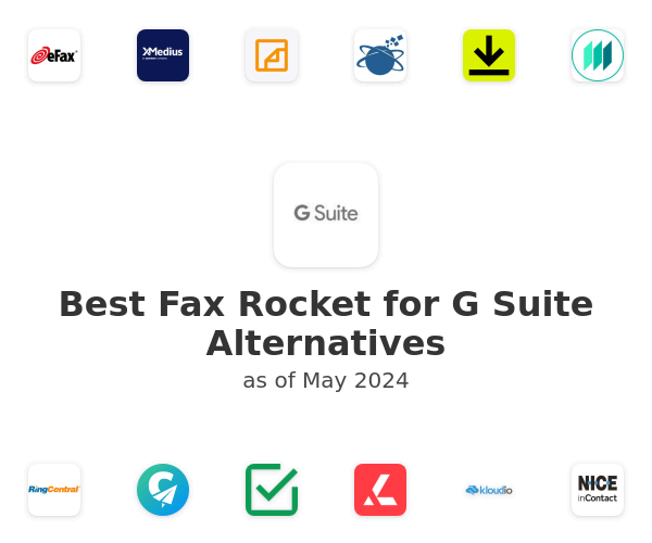 Best Fax Rocket for G Suite Alternatives