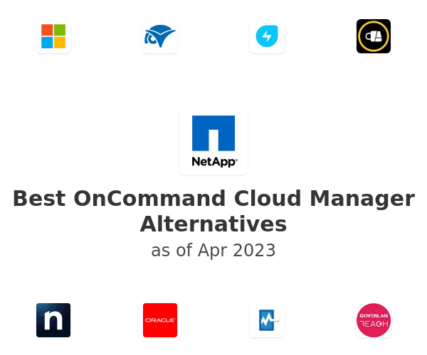 Best OnCommand Cloud Manager Alternatives