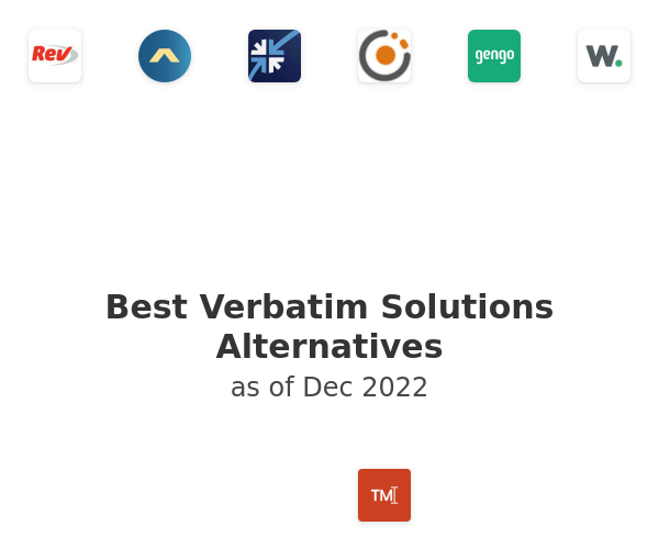 Best Verbatim Solutions Alternatives