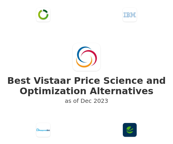 Best Vistaar Price Science and Optimization Alternatives