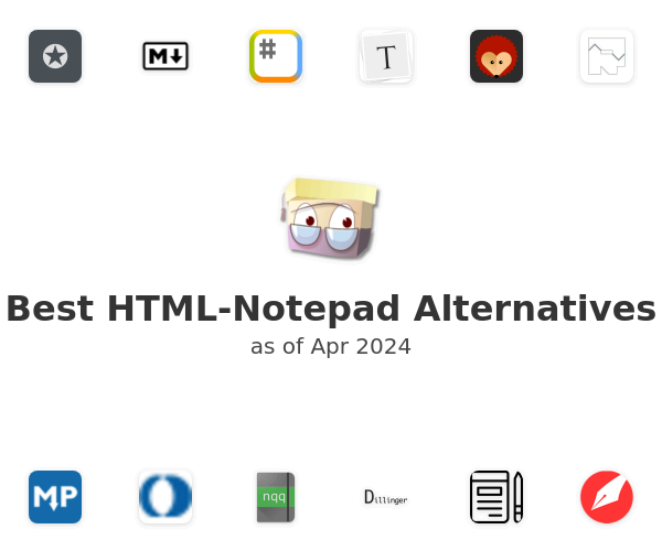 Best HTML-Notepad Alternatives