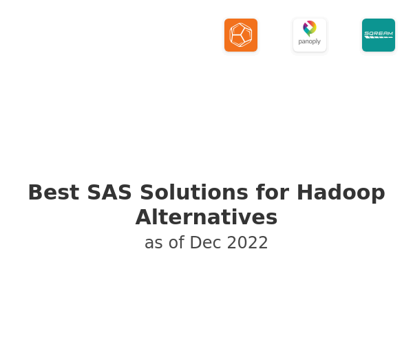 Best SAS Solutions for Hadoop Alternatives