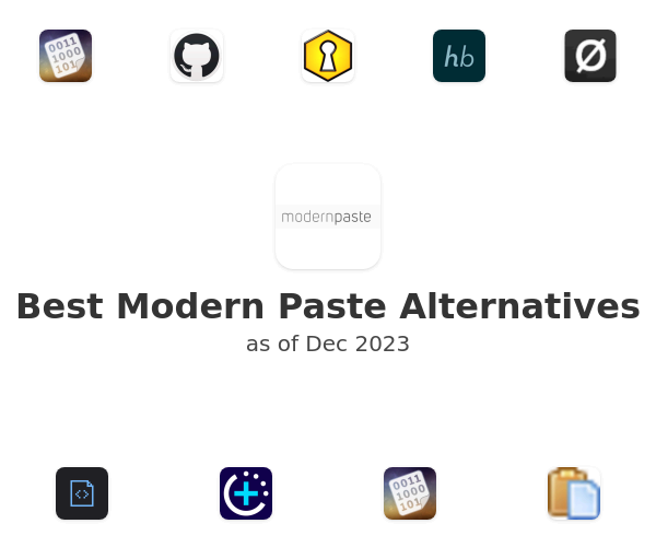 Best Modern Paste Alternatives