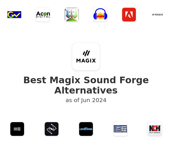 Best Magix Sound Forge Alternatives