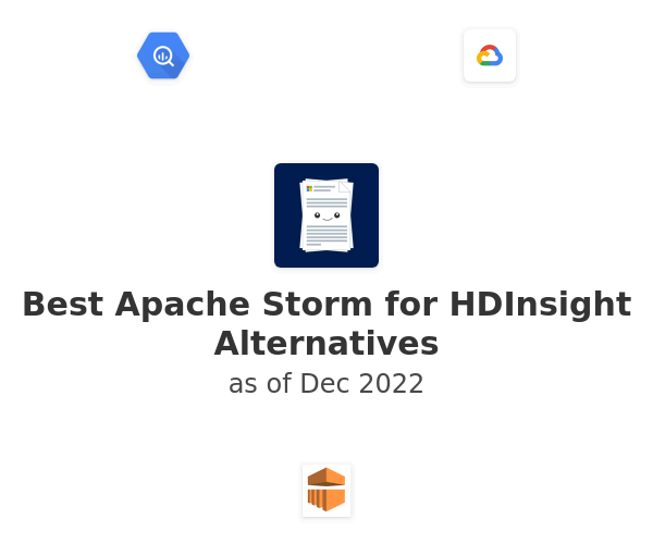 Best Apache Storm for HDInsight Alternatives