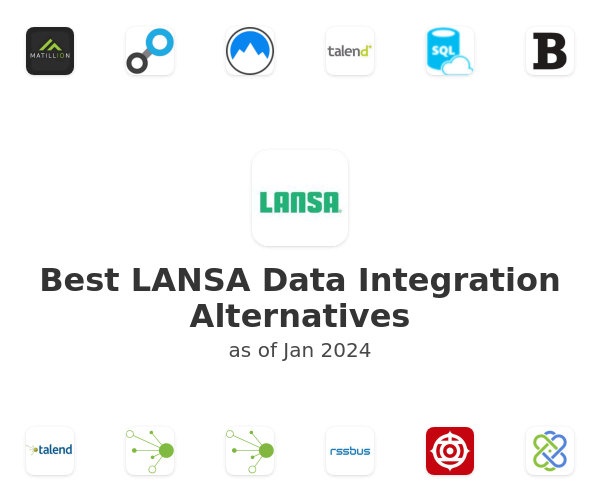 Best LANSA Data Integration Alternatives