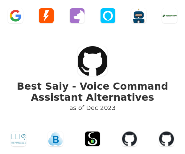 Best Saiy - Voice Command Assistant Alternatives
