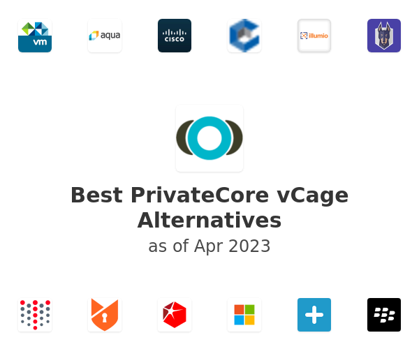 Best PrivateCore vCage Alternatives