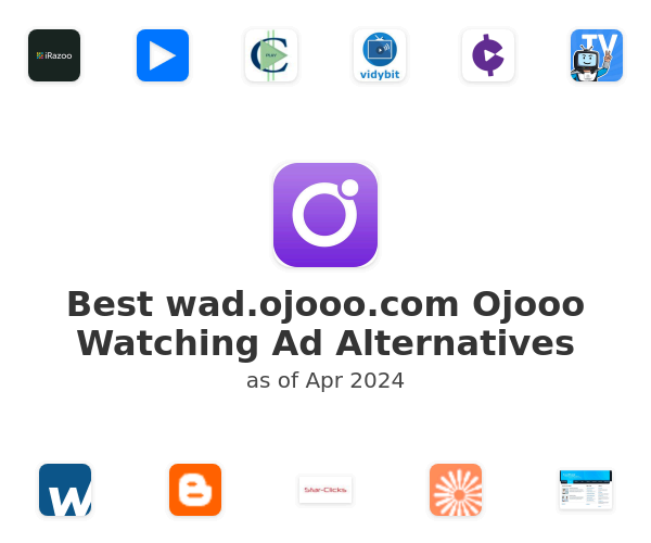 Best wad.ojooo.com Ojooo Watching Ad Alternatives