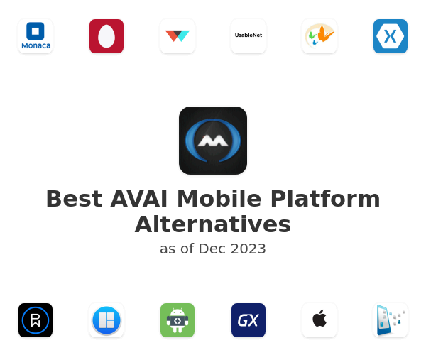 Best AVAI Mobile Platform Alternatives