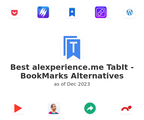 Best alexperience.me TabIt - BookMarks Alternatives