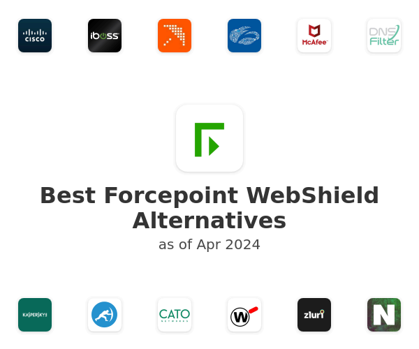 Best Forcepoint WebShield Alternatives
