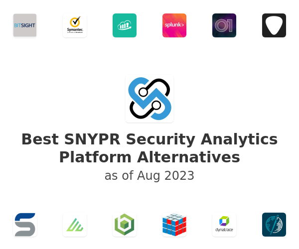 Best SNYPR Security Analytics Platform Alternatives