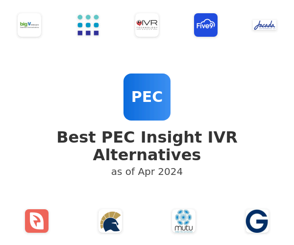 Best PEC Insight IVR Alternatives