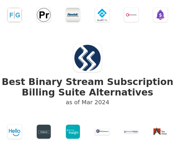 Best Binary Stream Subscription Billing Suite Alternatives
