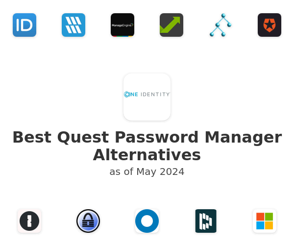 Best Quest Password Manager Alternatives