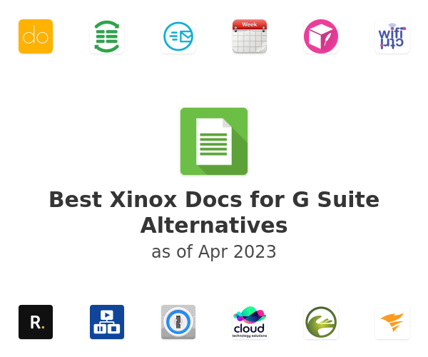 Best Xinox Docs for G Suite Alternatives