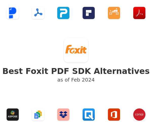 Best Foxit PDF SDK Alternatives