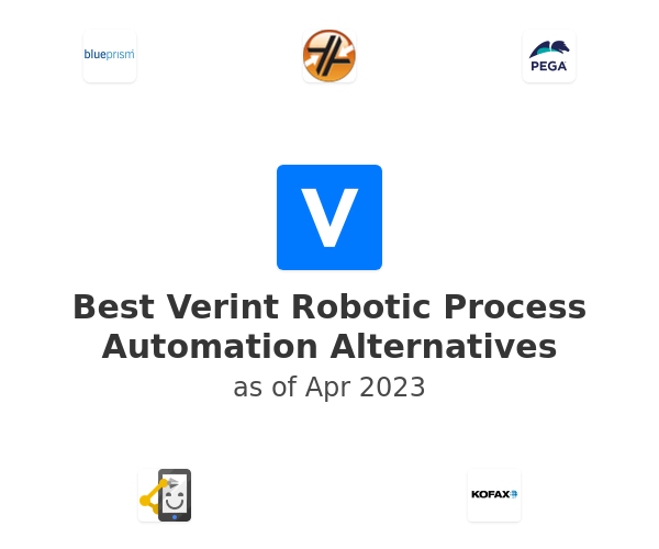 Best Verint Robotic Process Automation Alternatives