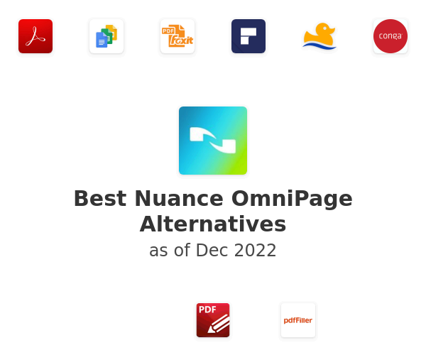 Best Nuance OmniPage Alternatives