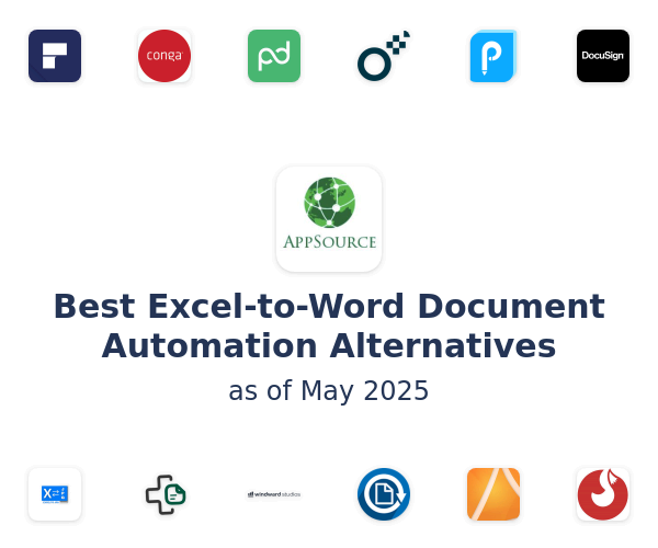 Best Excel-to-Word Document Automation Alternatives