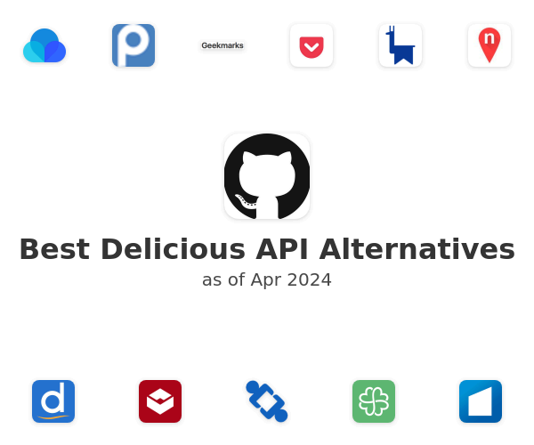 Best Delicious API Alternatives