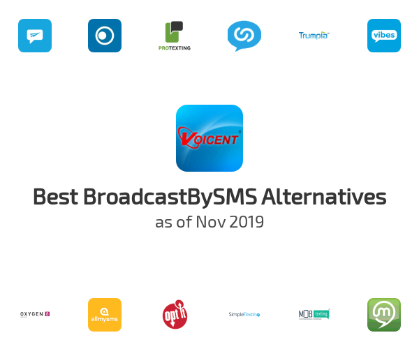Best BroadcastBySMS Alternatives