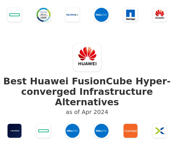 Best Huawei FusionCube Hyper-converged Infrastructure Alternatives