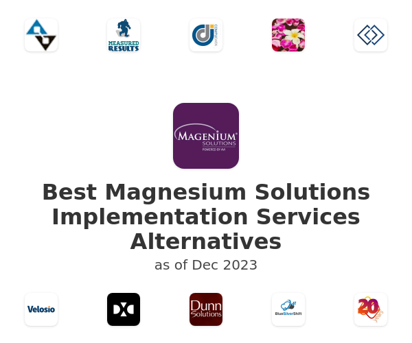 Best Magnesium Solutions Implementation Services Alternatives