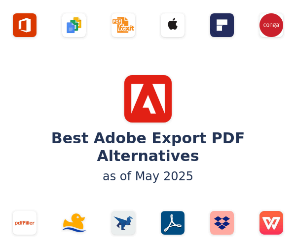 Best Adobe Export PDF Alternatives
