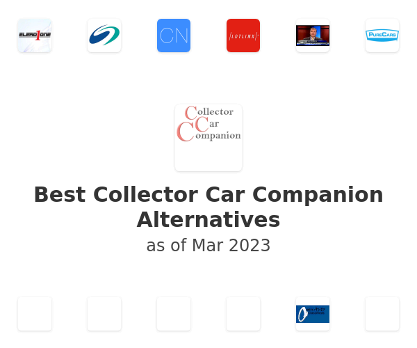 Best Collector Car Companion Alternatives