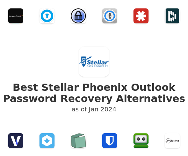 Best Stellar Phoenix Outlook Password Recovery Alternatives