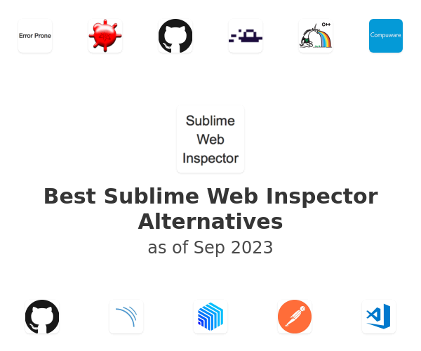 Best Sublime Web Inspector Alternatives
