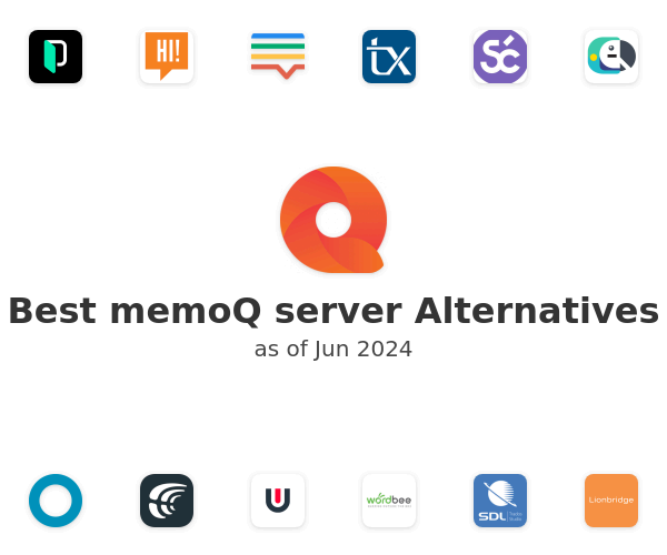Best memoQ server Alternatives