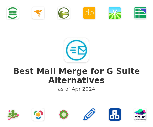 Best Mail Merge for G Suite Alternatives
