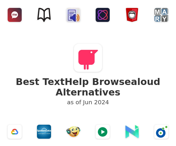 Best TextHelp Browsealoud Alternatives