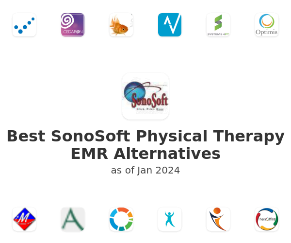 Best SonoSoft Physical Therapy EMR Alternatives