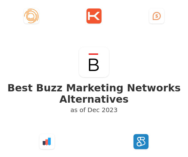 Best Buzz Marketing Networks Alternatives