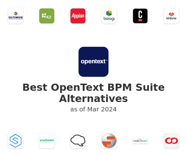 Best OpenText BPM Suite Alternatives